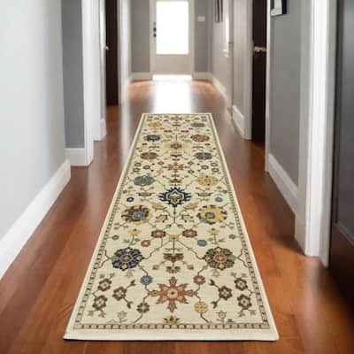 HomeRootsOriental Traditional Runner Area Rug
