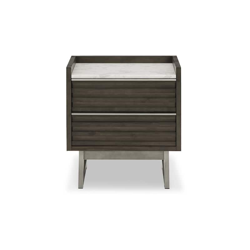 Signature Design by Ashley Arkenton Brown/White Nightstand