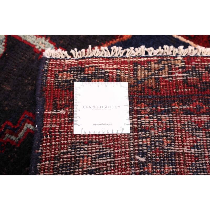 ECARPETGALLERY Hand-knotted Konya Anatolian Black, Red Wool Rug - 4'6 x 10'9