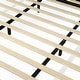 preview thumbnail 93 of 94, Upholstered Platform Bed with Curve-Shaped Design Headboard
