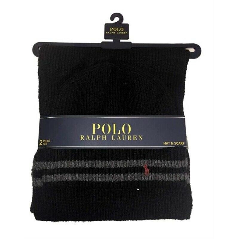 polo hat and scarf set