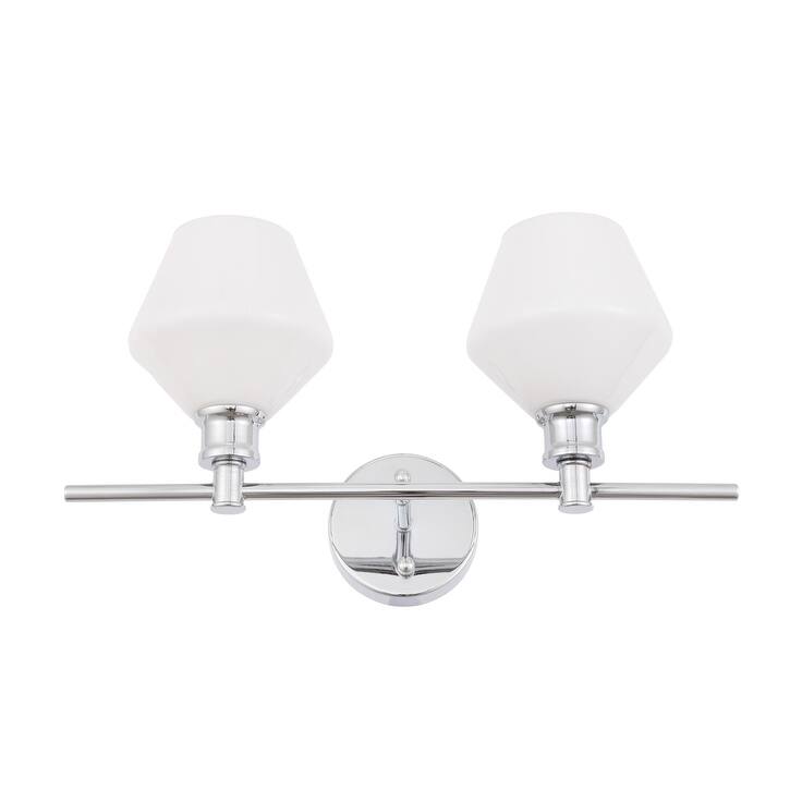 Gerald 2-Light Wall Sconce - 19.1/10.2 - 19.1/10.2