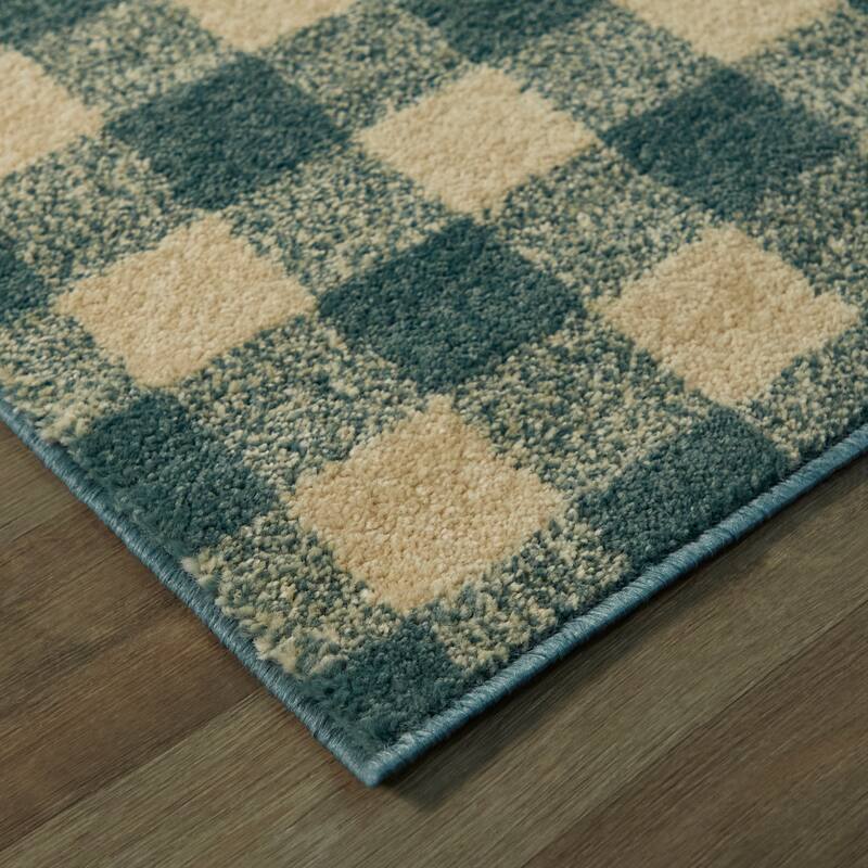 Rogers Gingham Area Rug