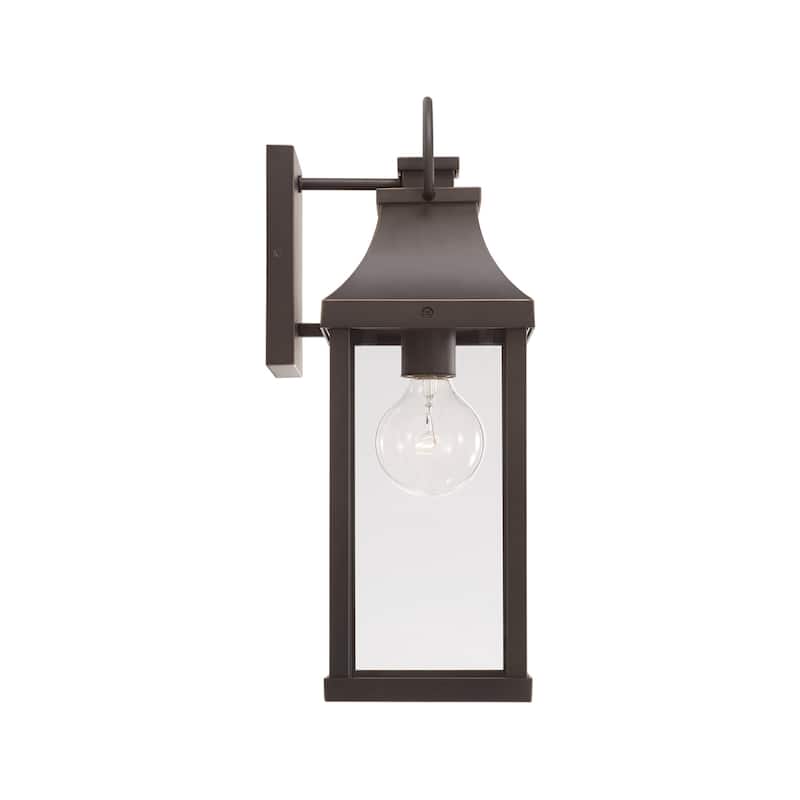 Bradford Outdoor 1-light Small Wall Lantern w/ Clear Glass