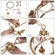 preview thumbnail 12 of 10, Coasa Modern Boho 4-light Brass Chandelier Wooden Beads Fixtures Lighting for Dining Room - D15.5'' x H85''