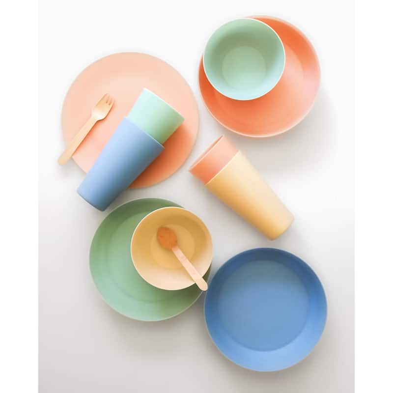 Abode Homewares Essential PP Cereal Bowl - Assorted Colors - 5.6" - Set of 4