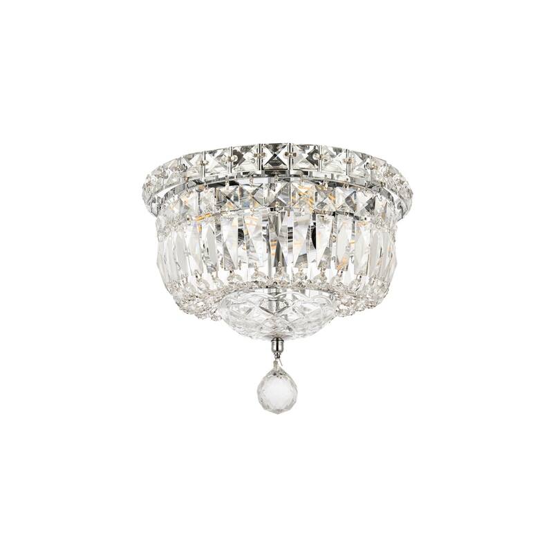 Noah 4-light 10-inch Flush-Mount Chandelier - 10 Inch