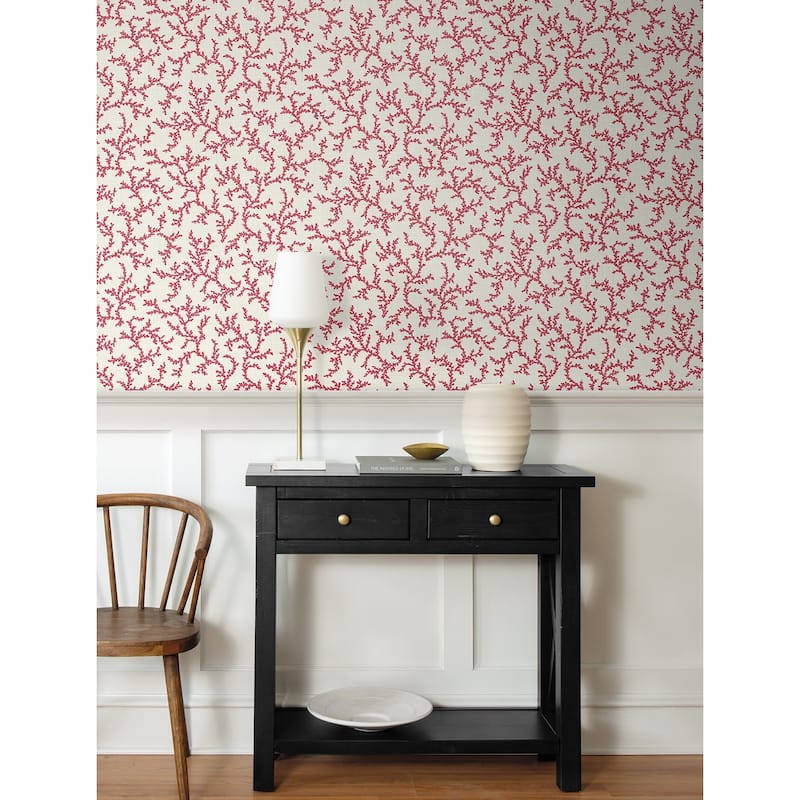 Seabrook Designs Corail Nonwoven Unpasted Wallpaper