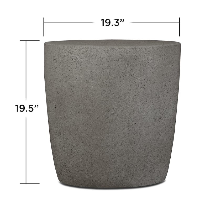 Riverside 19.3" Propane Tank Cover Glacier Gray by Real Flame