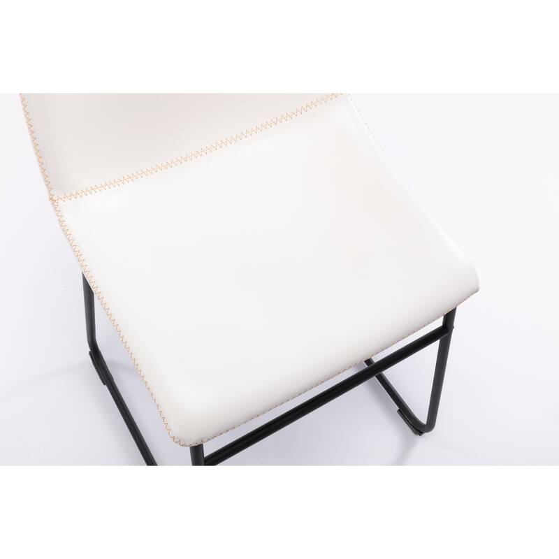 Best Quality Furniture 24-inch Faux Leather Counter Height Chairs