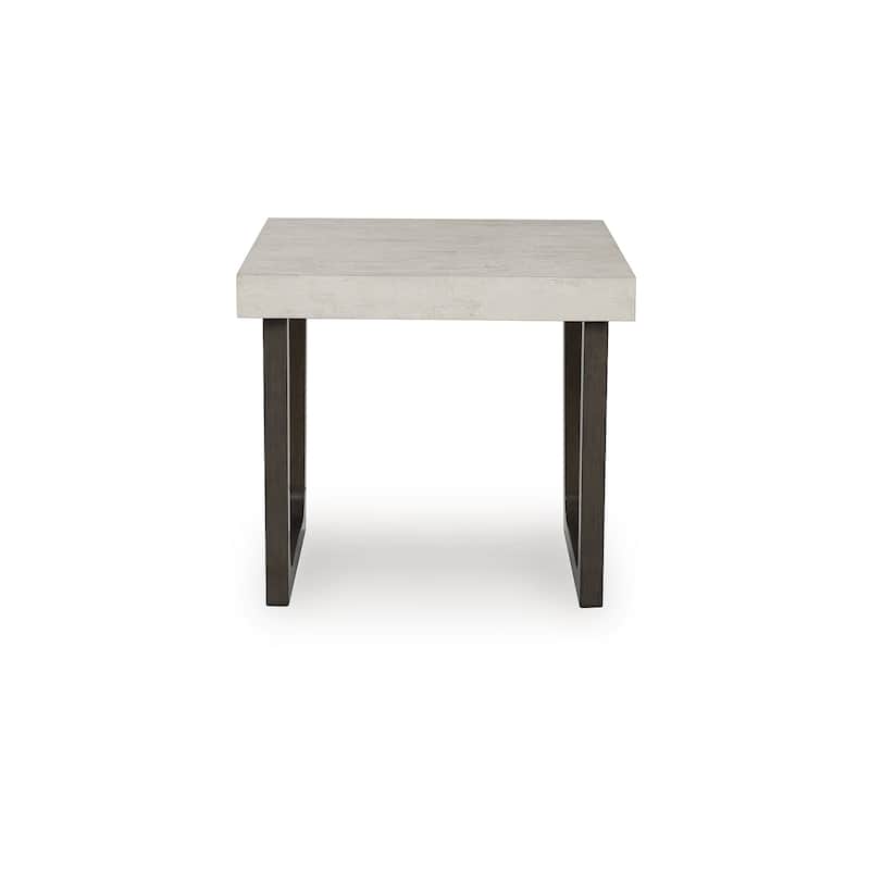 Signature Design by Ashley Westenfort Light Gray/Dark Brown Table (Set of 2) - 40" W x 40" D x 18" H
