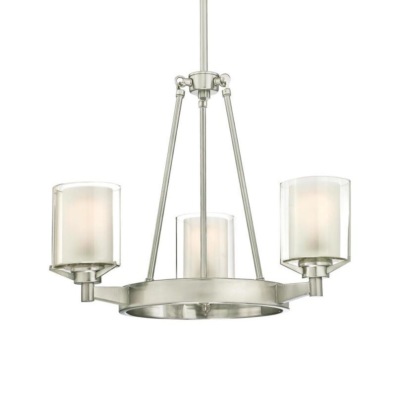Westinghouse 6330800  Glenford 3 Light 20" Wide Mini Chandelier - Chandeliers For Bedrooms by Overstock.com