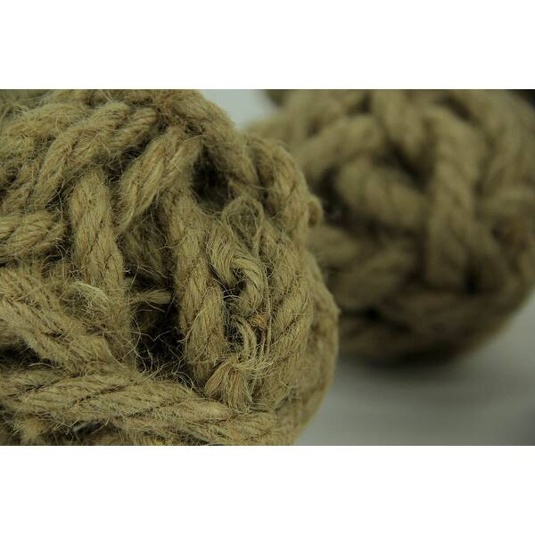 Shop 4 Inch Diameter Cole Twine Decorative Rope Balls Set Of 6 4