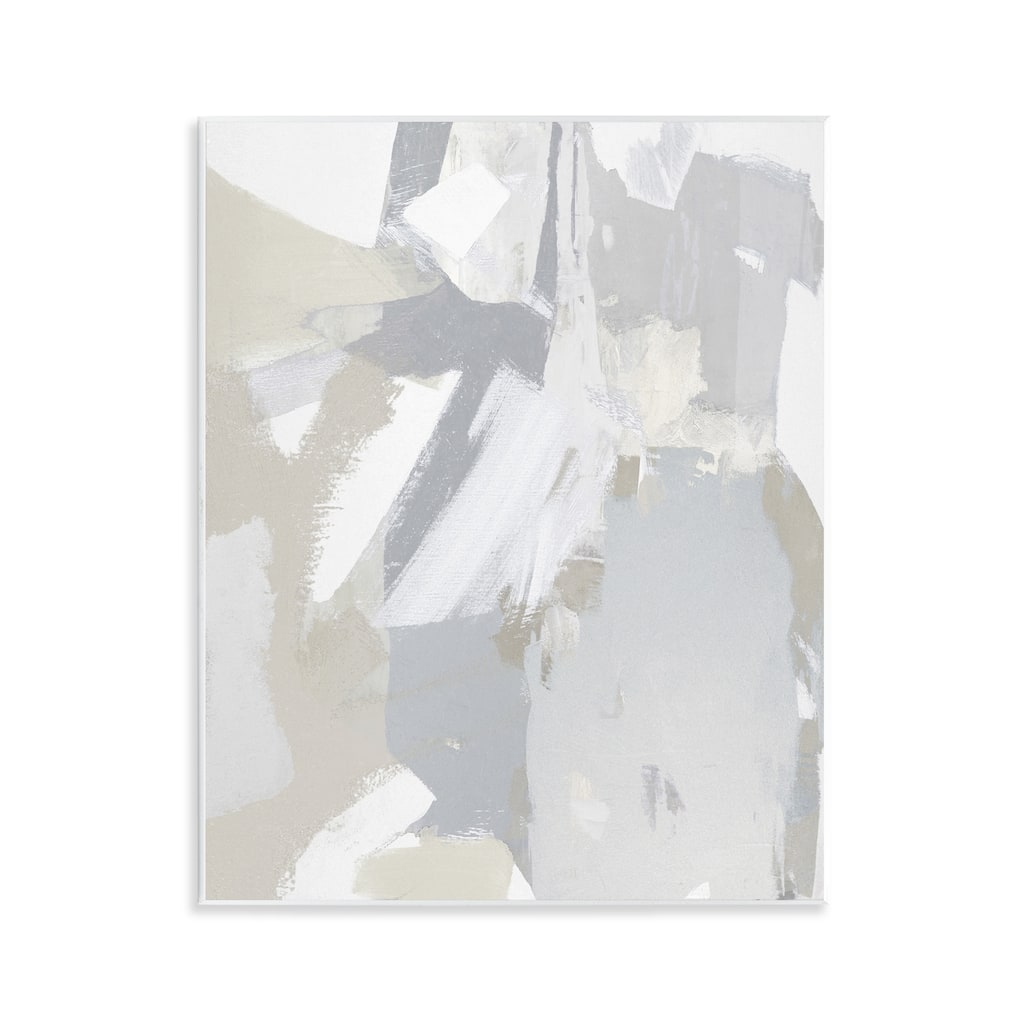 Stupell Neutral Tones Grey & Beige Wall Plaque Art Design By Rachel Springer