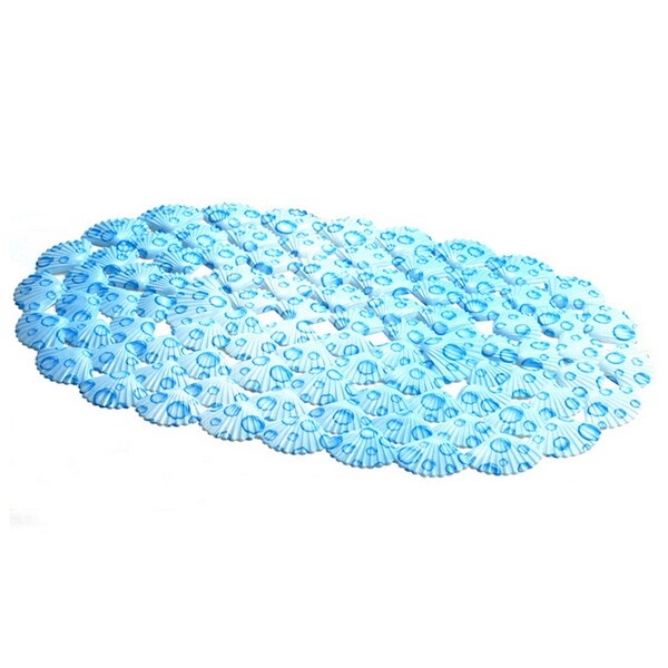 Shell 3D Anti-skidding PVC Ground Floor Mat - Light blue