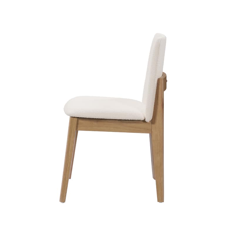 Christopher Knight Home - Arlo Modern Upholstered Solid Wood Armless Dining Chair (Set of 2)