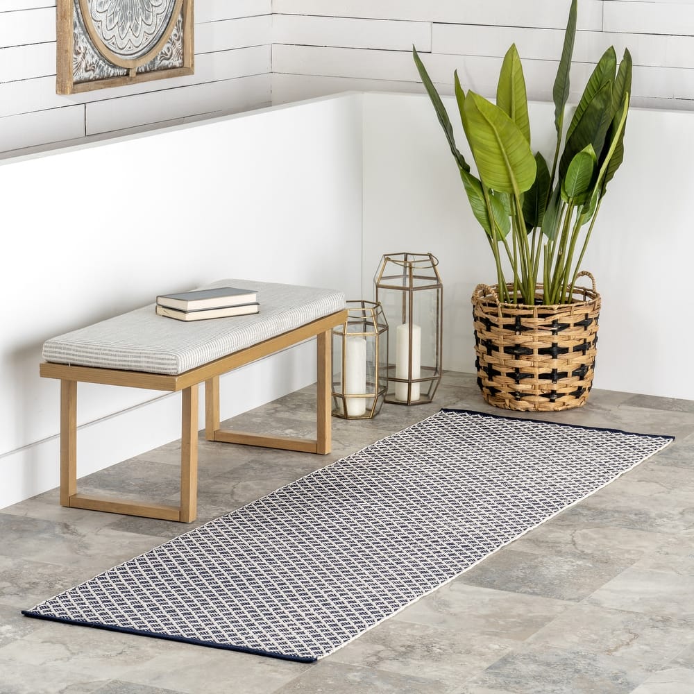 Home Conservatory Trellis Handwoven Indoor/Outdoor Area Rug