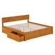 preview thumbnail 18 of 83, Orlando Platform Bed with Footboard and Storage Drawers