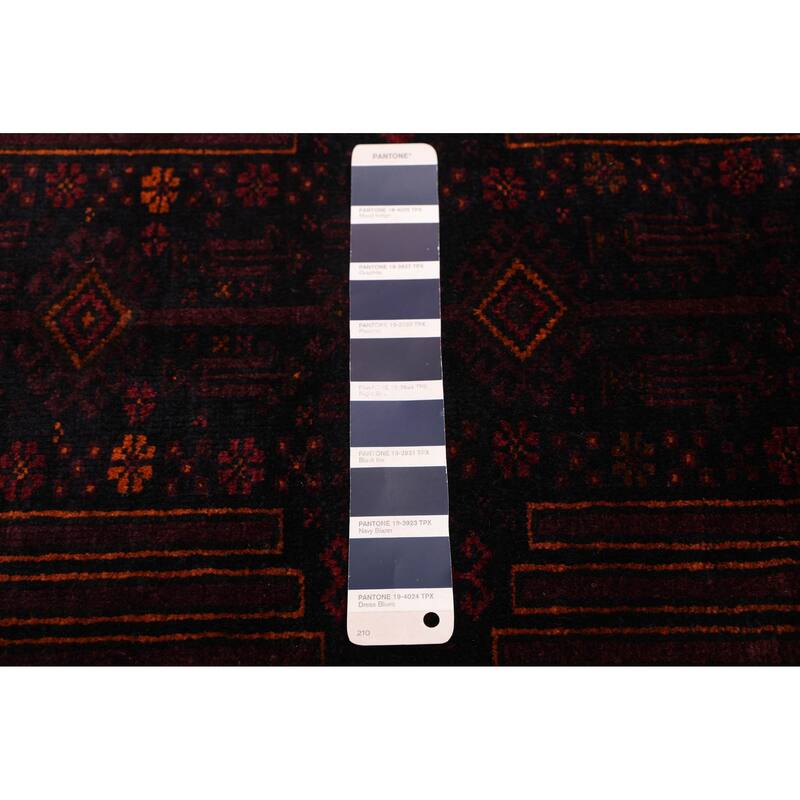 ECARPETGALLERY Hand-knotted Teimani Dark Navy Wool Rug - 3'7 x 6'1