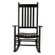 preview thumbnail 3 of 57, Porch & Den Steeplechase Genuine Hardwood Porch Rocker Chair