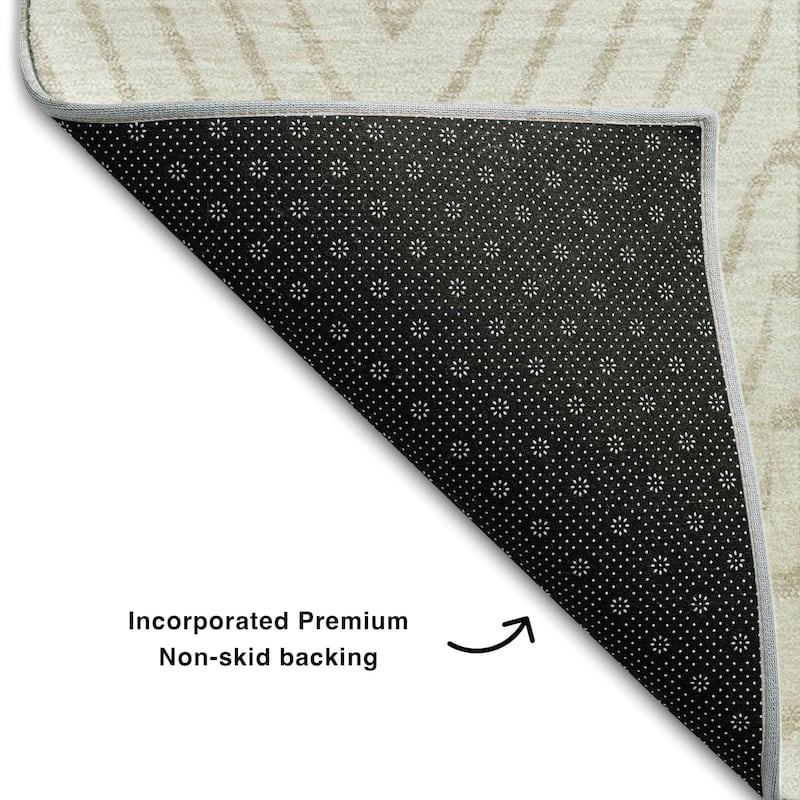 Premium Washable Super Soft Modern Geo Charm Mayfield Rug