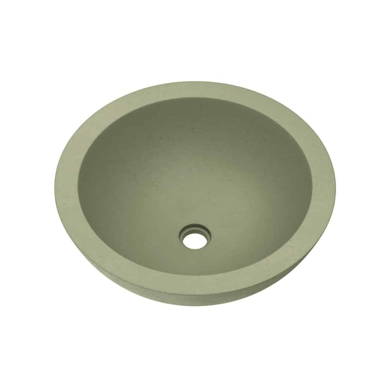 Morro 17-inch NativeStone Vessel Bathroom Sink - 17" x 5"