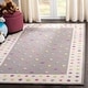 preview thumbnail 1 of 10, SAFAVIEH Handmade Kids Jocelyne Wool Rug 3' x 5' - Grey/Multi
