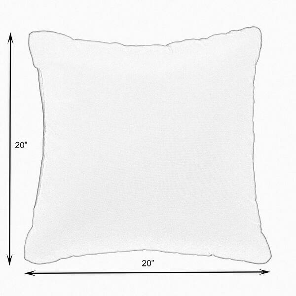 Humble + Haute Sunbrella Indoor/Outdoor Top Stitch 20 in Pillow