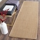 preview thumbnail 22 of 109, SAFAVIEH Natural Fiber Carmit Casual Border Sisal Rug 2'6" x 10' Runner - Maize/Linen - Runner