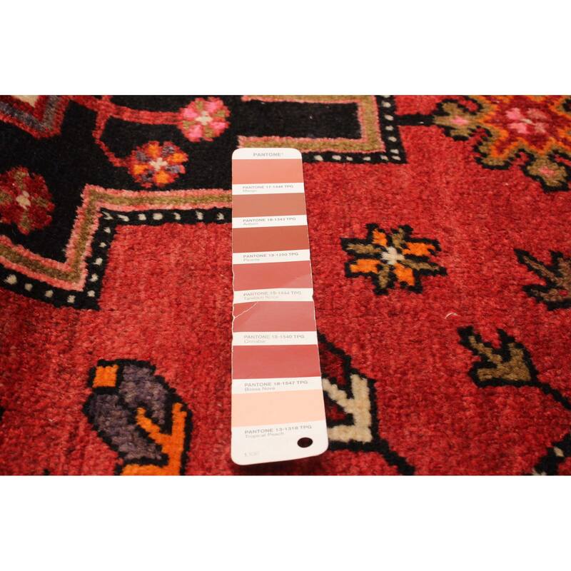 ECARPETGALLERY Hand-knotted Anadol Red Wool Rug - 3'3 x 13'1