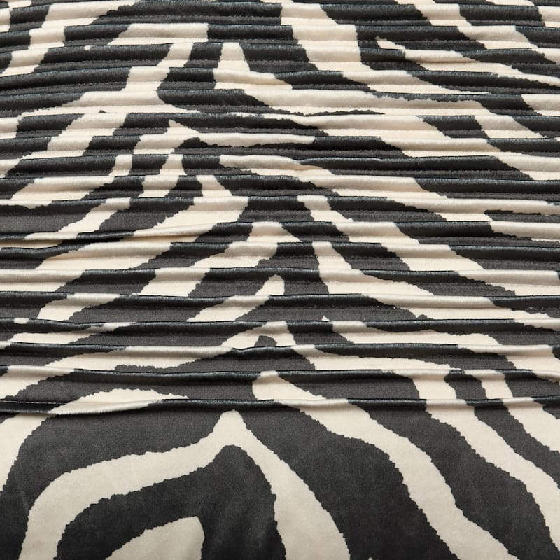 StyleCraft Dann Foley - Tuxedo - Velvet Tux Pleat Pillow