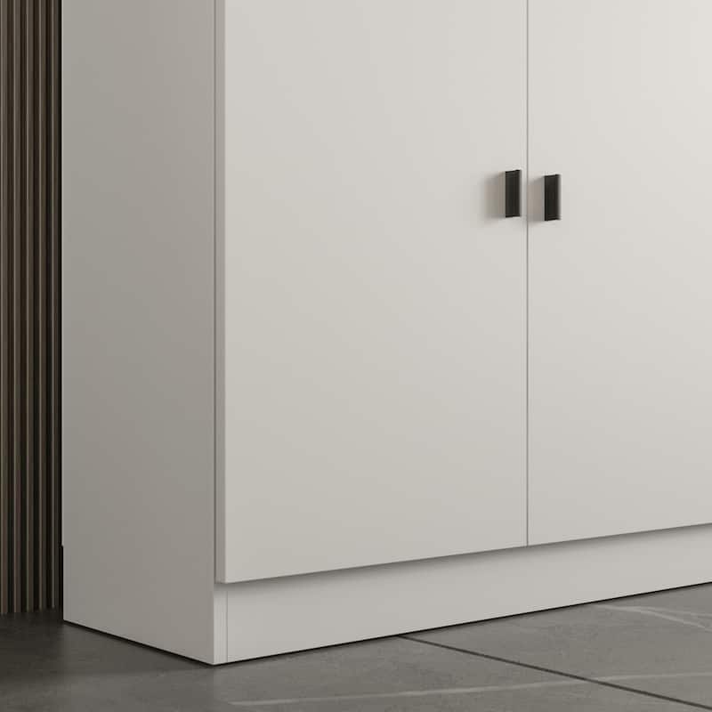 Timechee Combined Bookcase Kitchen Cabinet Media Cabinet Pantry