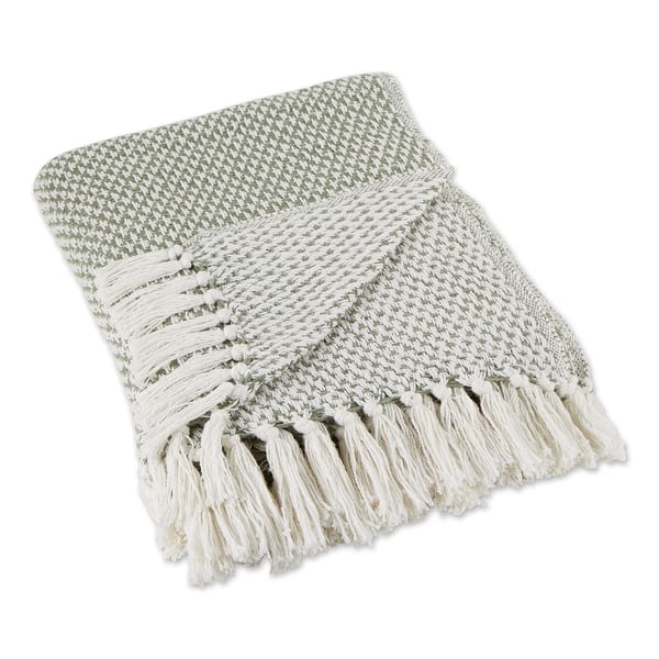 DII Woven Decorative Throw - Artichoke Green