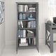 preview thumbnail 44 of 70, Key West Tall Storage Cabinet with Doors and Shelves by Bush Furniture