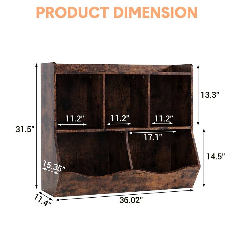  Shelf, Toy Storage and Organization Shelf, Double-Layer Children's Bookshelf, Ideal for Game Rooms