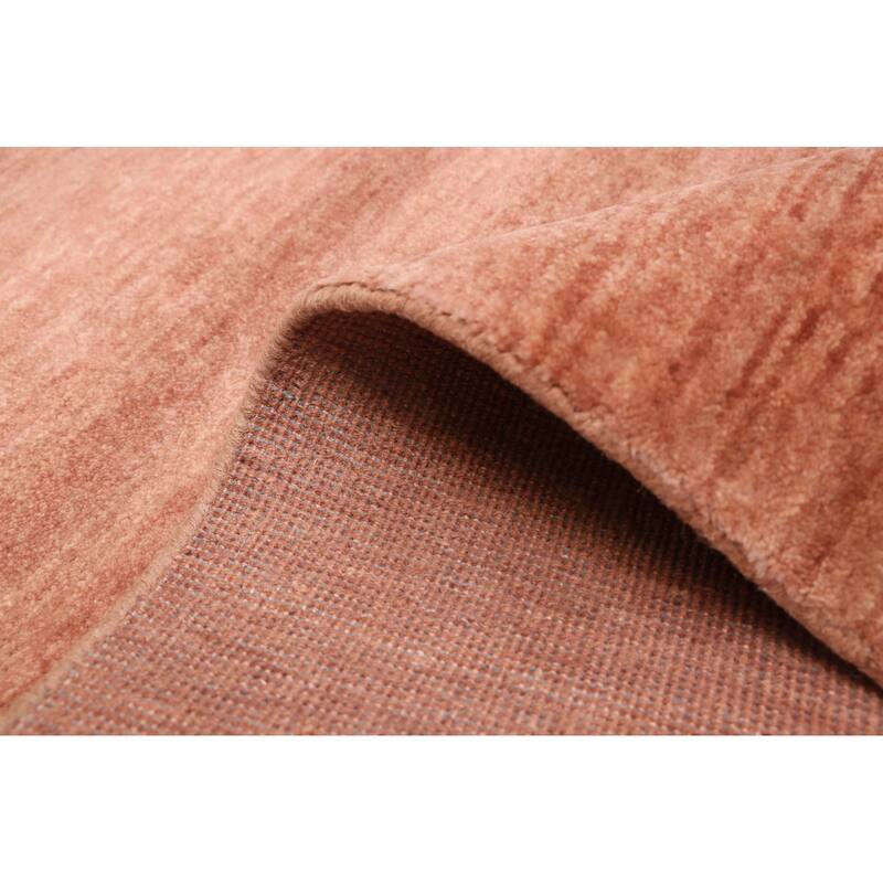 ECARPETGALLERY Hand-knotted Pak Finest Gabbeh Copper Wool Rug - 4'2 x 5'11