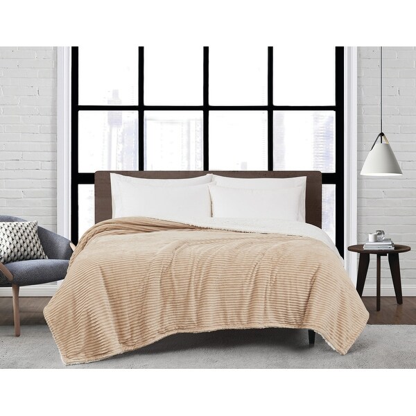 London Fog Corduroy Blanket and Throw - On Sale - Bed Bath