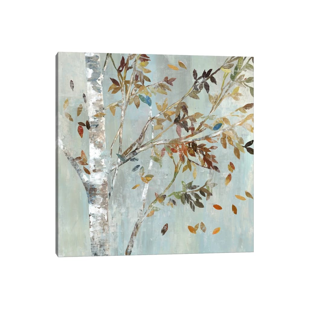 iCanvas "Birch With Leaves I" by Allison Pearce Canvas Print