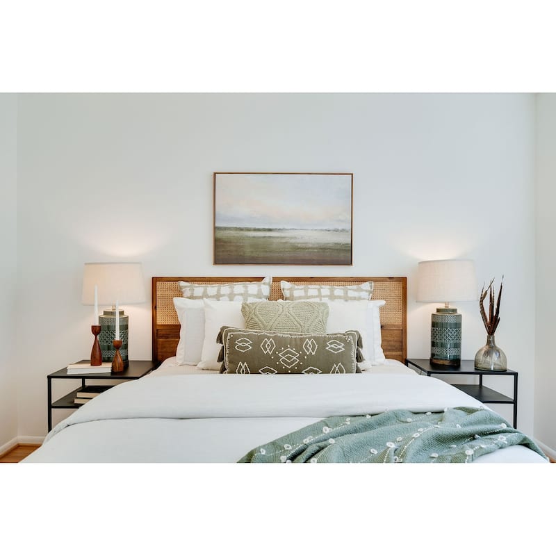 NPD Furniture Caine Rattan Queen Headboard