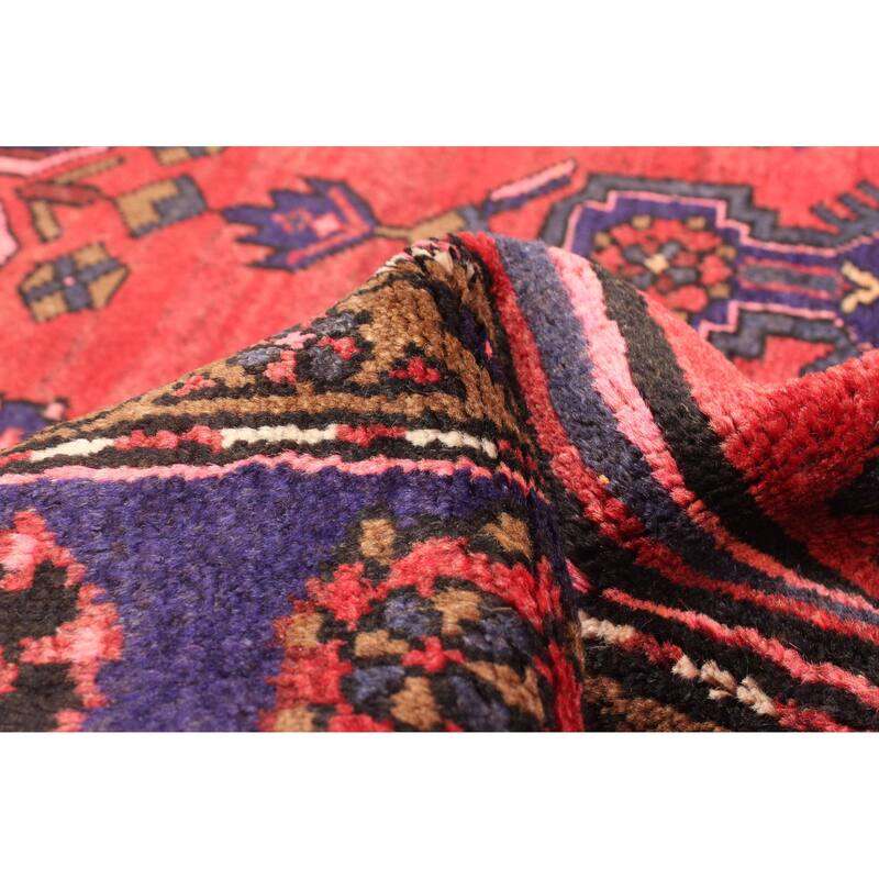 ECARPETGALLERY Hand-knotted Andelz Red Wool Rug - 4'2 x 6'8