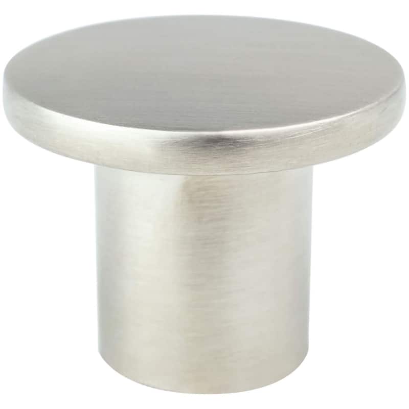 Berenson 6080-1-C Art Tech - Disc 1-1/4" Round Flat Modern Cabinet - Brushed Nickel