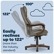 preview thumbnail 13 of 75, Serta Conway Big and Tall Executive Office Chair with Wood Accents
