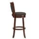 preview thumbnail 29 of 49, Verona Panel Back Linen Swivel 29-inch High Back Bar Stool by iNSPIRE Q Classic