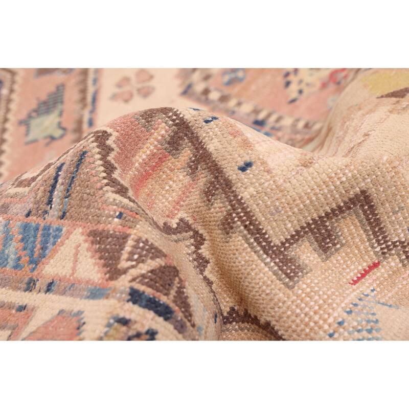 ECARPETGALLERY Hand-knotted Antalya Vintage Copper Wool Rug - 4'8 x 9'4