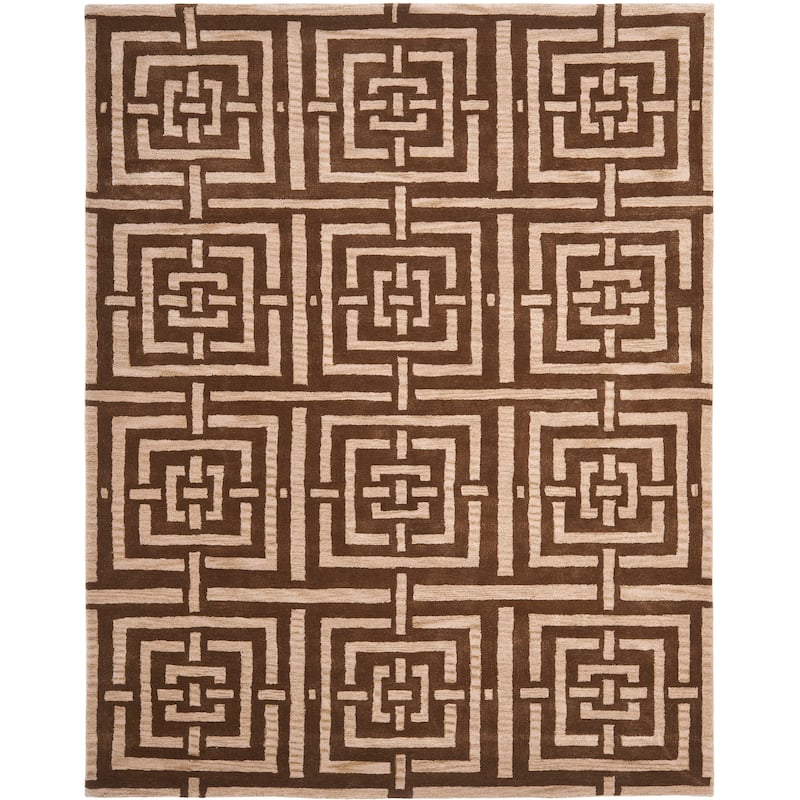 SAFAVIEH Handmade Wyndham Idalina Modern Wool Rug