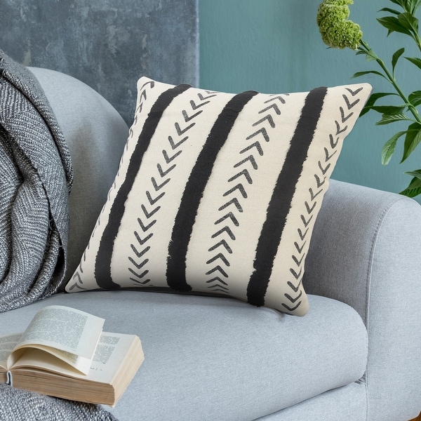Black and 2025 cream decorative pillows