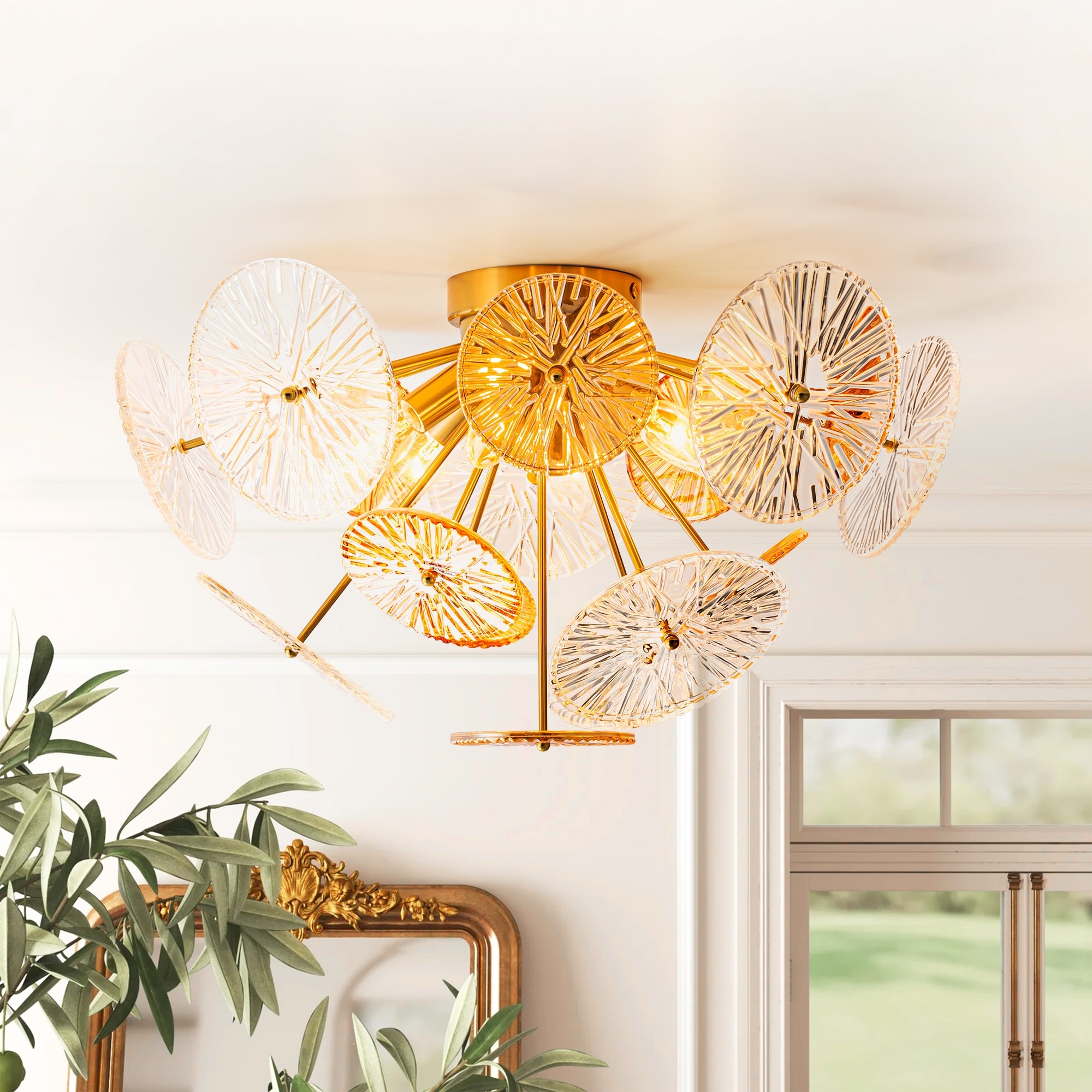 20 inch semi flush mount light sale