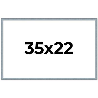 35x22 Frame Rustic Sky Blue Solid Wood Picture Frame | 0.75 Inch