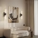 preview thumbnail 58 of 96, KAYLA Modern Glass Wall Sconces, Indoor Wall Lighting Wall Light Fixtures, Vanity Light with Glass Shade(2-Sets)