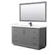 Option Dark Gray, Black Trim, Giotto Quartz Top